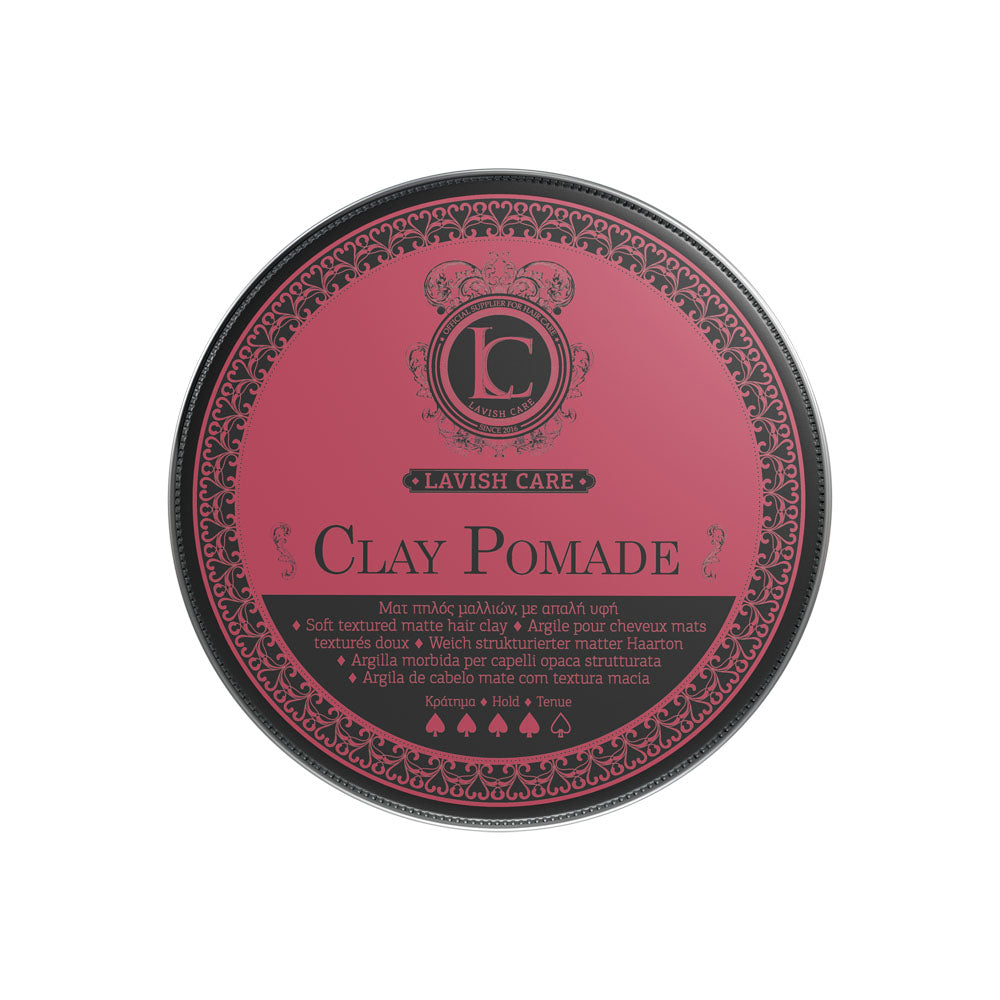 CLAY POMADE with extra strong hold - Lavish Care