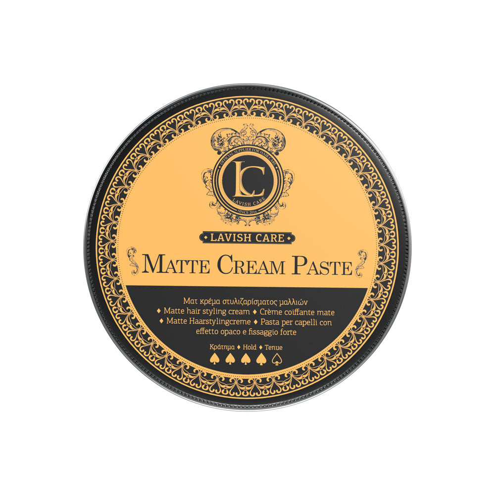 Matte Cream Paste - Strong hold, next-day look. For all hair types. Lavish Care