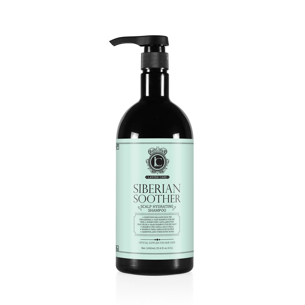 Siberian Soother Shampoo - Hydrates dry scalp. Zinc, salicylic acid, peppermint. Gently cleanses and revitalizes. Lavish Care